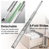 NECILO Heavy Duty Locking Drawer Slides with Lock, 150lb Capacity