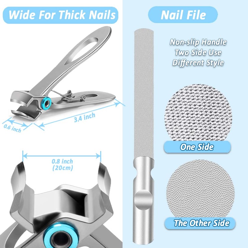 Podiatrist Toenail Clippers for Thick Nails, Professional Ingrown Toenail Tool