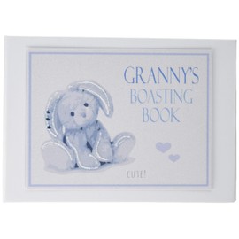 White Cotton Cards Blue Granny's Boasting Book, Photo Album (NRB1T), of