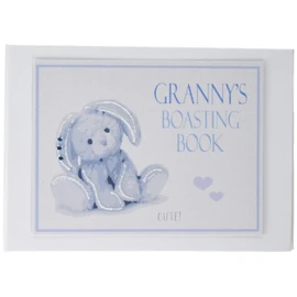 White Cotton Cards Blue Granny's Boasting Book, Photo Album (NRB1T), of