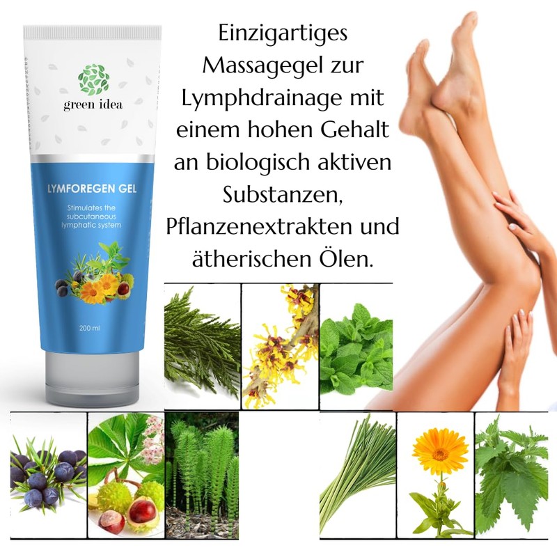 green idea - Lymforegen gel - Stimulates the lymphatic system