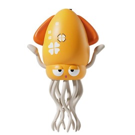 [Children's Birthday Gift] Electric Dancing Octopus Baby Toy, Automatic Evasion Octopus Toy with Led Light and Music, Interactive Entertainment for Baby Sensory Development Birthday Gifts Smart Sensor Avoidance Great Stress Relief Toy for Office/home:_Yellow