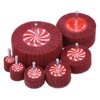 14 Pack Rocaris Buffing Flap Wheels - 7 Size Flap