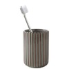 Ceramic Toothbrush Cup for Bathroom, Ceramic Toothbrush Holder, Toothpaste Organizer