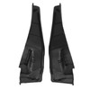 1Pair Front Cowl Extension Trim Cover Black Left Right Windshield