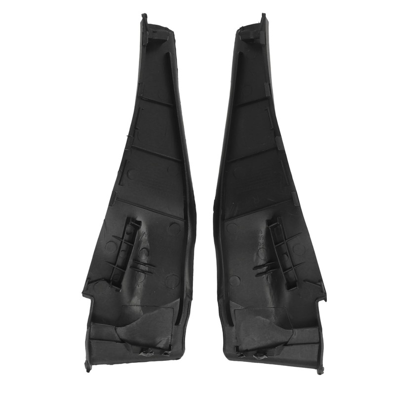 1Pair Front Cowl Extension Trim Cover Black Left Right Windshield