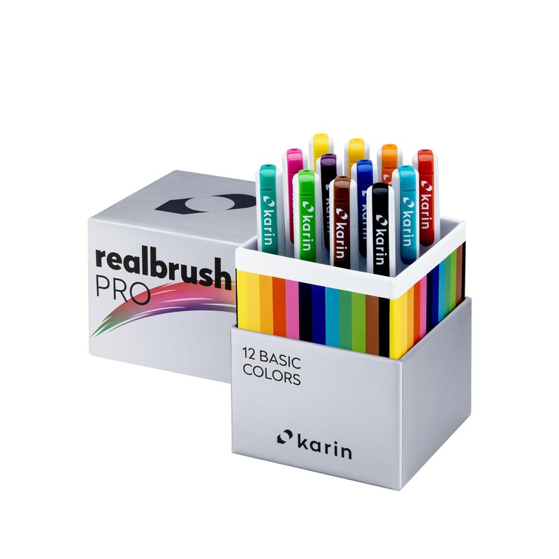 KARIN Realbrush PRO Basic Colors - a set of 12
