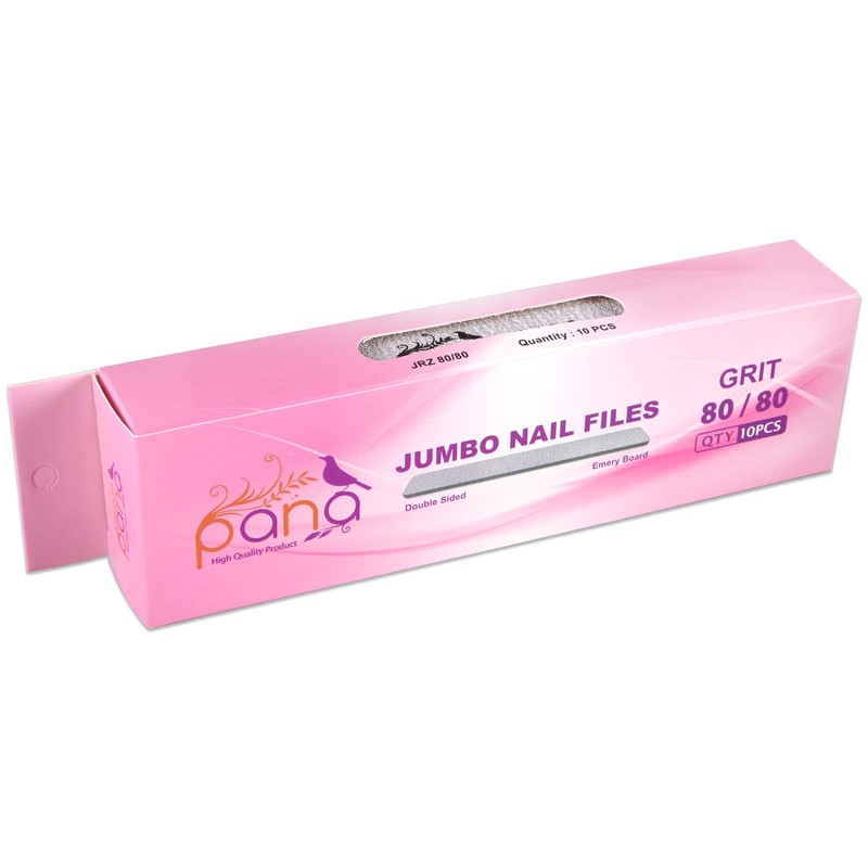 10PCS Jumbo Size PANA Professional Double Sided Nail Files -