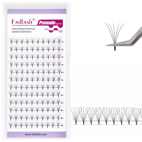 FADLASH Premade Lash Fans C Curl Premade Fans Eyelash Extensions
