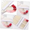 FOMIYES 1set Nail Practice Tips Display Board Lightweight and for