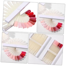 FOMIYES 1set Nail Practice Tips Display Board Lightweight and for Home Salon and Personal Use