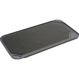 Scanpan Classic Double-Burner Grill Griddle, 2.6, BLACK