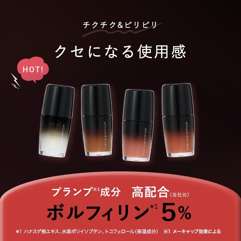 Jewelia Premium Chagrip Apricot Peach 4.5ml Lip Plumper, Coral