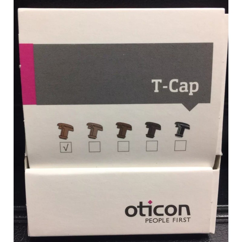 Oticon 2 Packs Of Beige Oticon T-Cap Mic Filters For