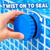 2 Pack Above Ground Pool Inlet Winter Plugs with Sealing
