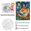 VODRM Corgi Blanket Starry Night Puppy Throw Blankets,Gifts for Kids