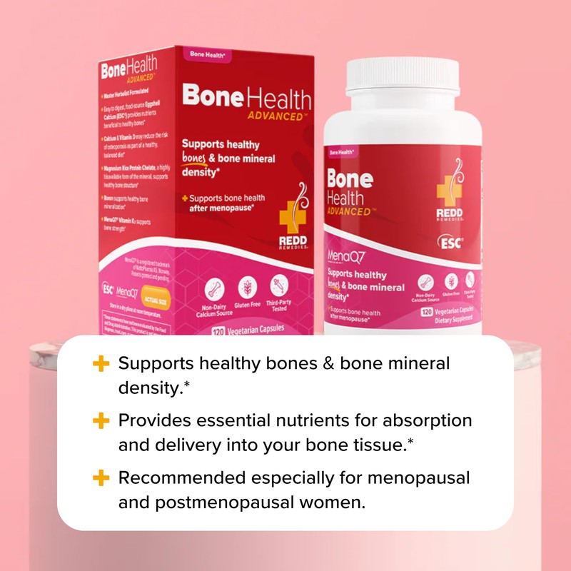 Redd Remedies, Bone Health Advanced, Vitamin D3 and Calcium for