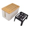 Naroote WiFi Box, Router Storage Box, Bamboo Plastic WiFi Router