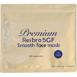 Resbro 5GF Smooth Sheet Mask - 40 Sheets