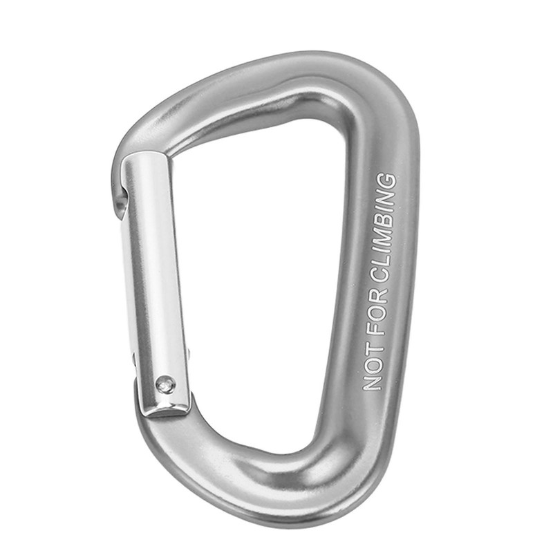 5Pcs Aluminum Alloy Climbing Carabiners 12KN (2697 Lbs) Heavy Duty