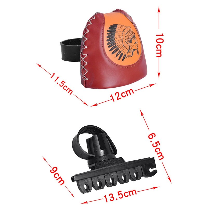 Laroal Archery Quiver Holder Quick Release System Leather Material Bow