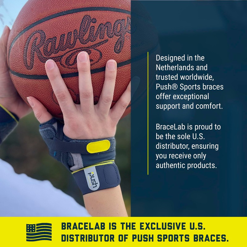 Push Sports Thumb Brace - Stabilizes Skier's Thumb, Optimizes Function