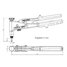 GESIPA GBM 10 Mouthpiece M4 Original Replacement Parts Direct from Gesipa Years Replacement Part Service Made in Germany (1434777/7202415)