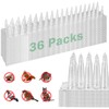 3 BUZZLETT 36 Pack Upgraded Clear PVC Bird Spikes, Keep