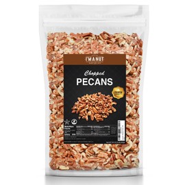 Premium Raw Chopped Pecans 32oz (2 lb)| American-Grown, Non-GMO | Batch Tested Gluten & Peanut Free | No PPO or Preservatives | Rich Flavor for Snacking & Cooking