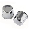AYZH 4 Pack Chrome Steel Center Caps Push Thru for