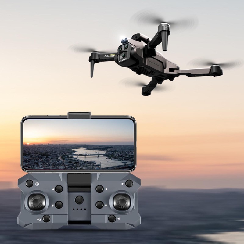 K10MAX Drone 4K HD 3 Lens Obstacle Avoid Optical Flow