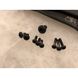 TORX Black Torx Screws  For Benchmade Griptilian Scale Pivot Pocket Clip 550 551 553