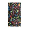 Use4 Lovely Color Music Note Chiffon Silk Long Scarf Shawl