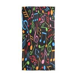 Use4 Lovely Color Music Note Chiffon Silk Long Scarf Shawl Wrap