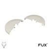 FUX Pack of 2 Single Heating Pipe Rosette Extra Large