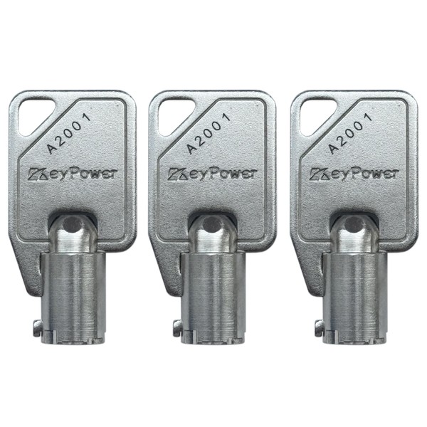 (3) KeyPower A2001 - A2020 Keys for Husky Milwaukee and