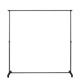 Don't Look at Me - Privacy Room Divider - Basics Extendable - Black Frame with Black Blackout Fabric