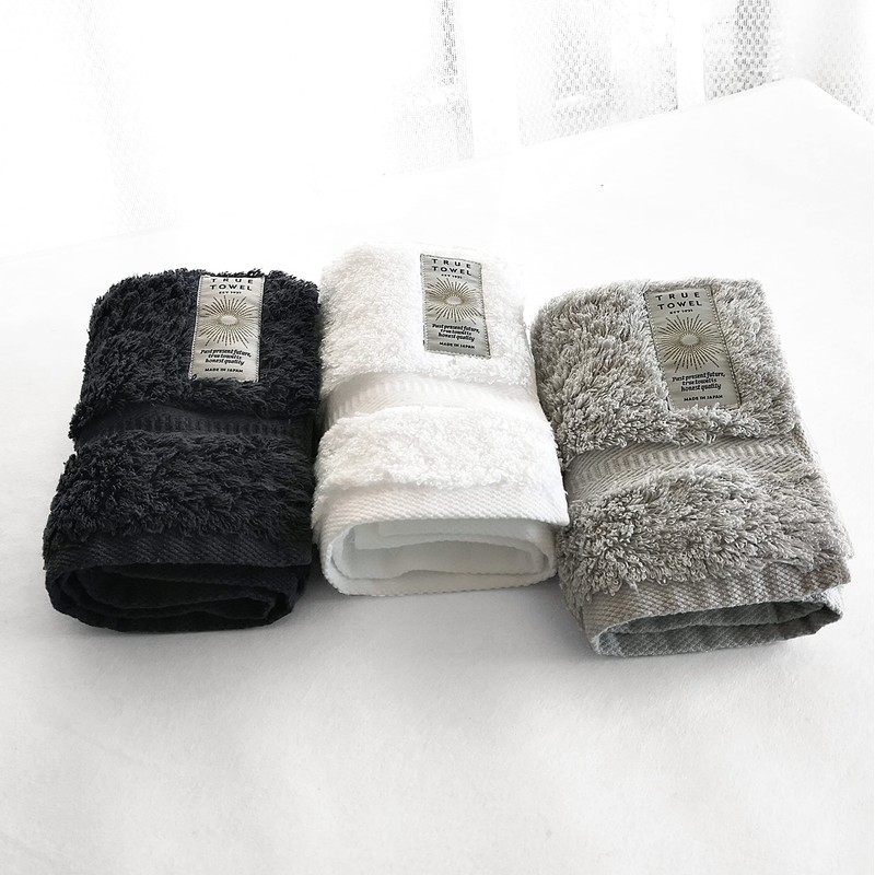 TRUE TOWEL Classic HOTEL Wash Towel, Luxury Imabari Towel (Gray)
