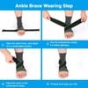 2 Packs Breathable Ankle Brace, Ankle Support Sleeve with Compression