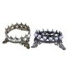Baluue 2pcs Elegant Nail Art Pen Rack Creative Manicure Brush