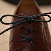 VSUDO Waxed Round 59" Black Dress Shoe Laces for Men,