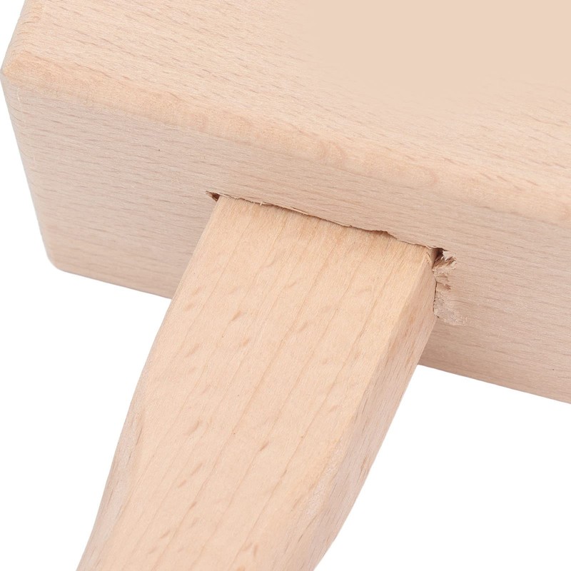 Wooden Mallets, Beech Carpenter Wood Hammer Good Practicability Small Light