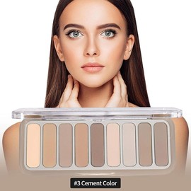 9 Colors Matte Naked Eyeshadow Palette Neutral Nude Smoky Eye Shadow Pallet Gray Taupe Brown High Pigmented Ultra-Blendable Waterproof Long Lasting Makeup Palettes Suitable for Older Women Cosmetic Smooth Compact Daily Gift Lightweight Peach