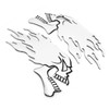 Universal Motorcycle Fuel Tank 3D Sticker, 2 Pieces Tank Sticker,