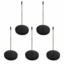 5-Pack Metal Receipt Spike Holder - Heavy Duty Bill Organizer for Restaurant, Office & Kitchen | Anti-Tip Paper Spikes with Safety Tips