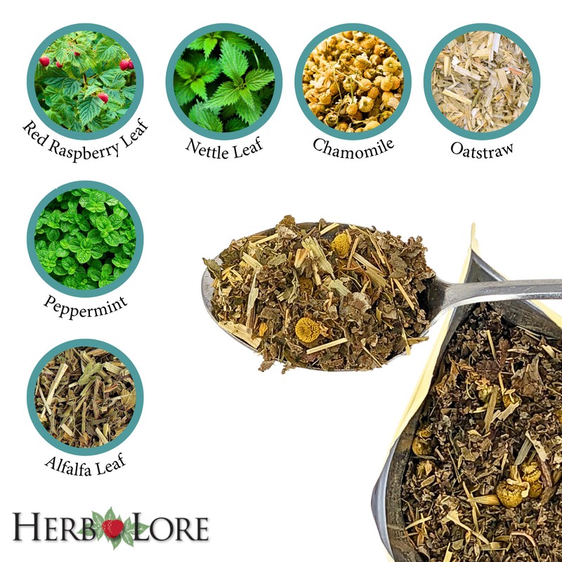 Herb Lore Organic Pregnancy Tea - 65 Servings Loose Leaf