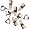 8 x Drawing Board Clips Nickel Plated Steel Table Cloth