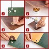 Moicstiy 30 Pcs Stainless Steel Canvas Boat Snaps, 5/8 Inch