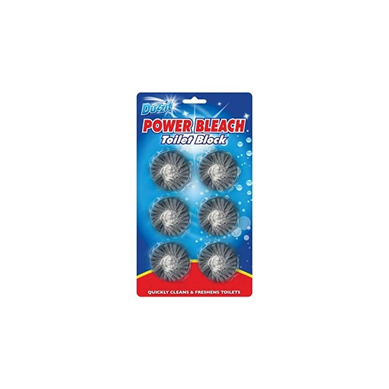 DUZZIT POWER BLU TOILET BLOCK 6PK
