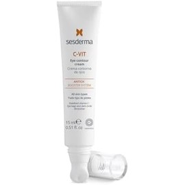 Sesderma C-VIT Crema de ojos 15 ml – Cuidado regenerador ligero contra arrugas y ojeras, con vitamina C y nanotecnología para piel radiante, humedad y protección UV